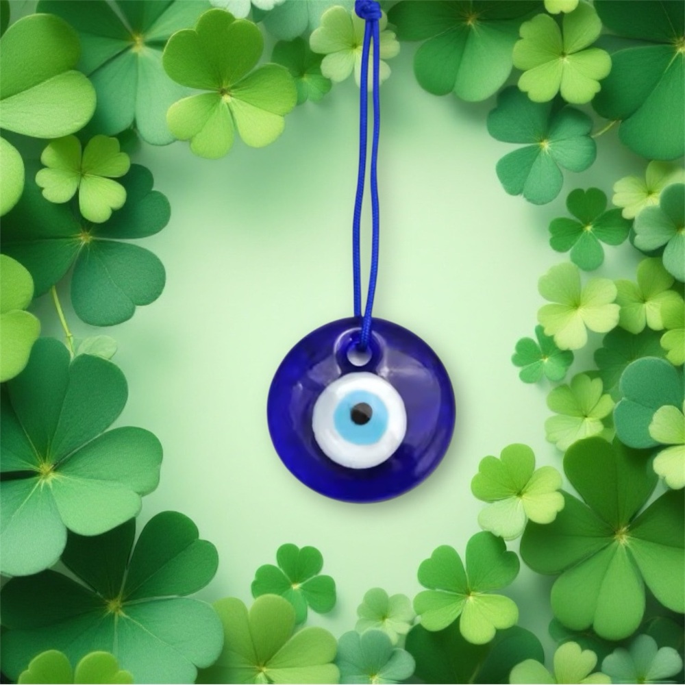 Blue Glass Evil Eye Talisman – Protection & Peace in One Timeless Charm